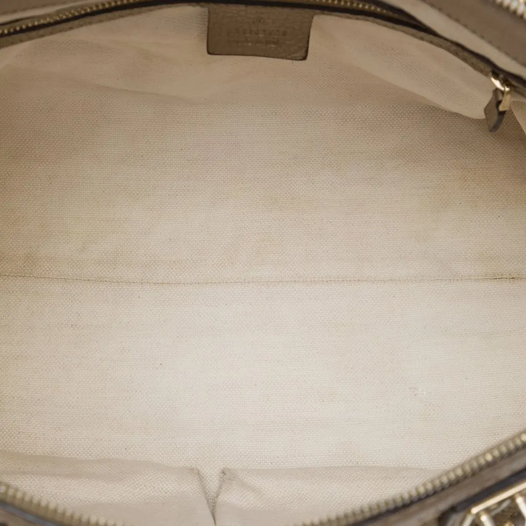 Gucci GG Canvas Bella Satchel Beige Canvas Very good - Model View