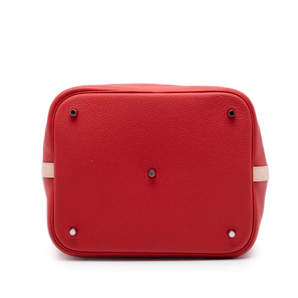 Hermès Bicolor Clemence and Swift Picotin Lock 26 Red Leather Very good - Inside View