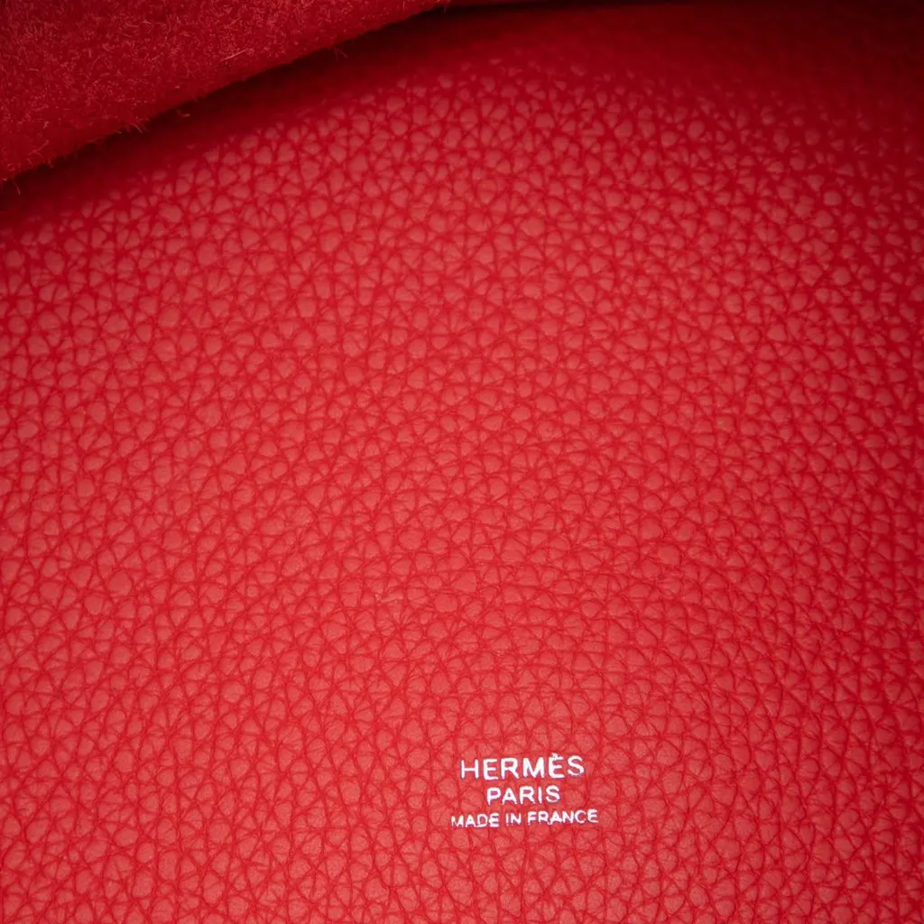 Hermès Bicolor Clemence and Swift Picotin Lock 26 Red Leather Very good - Box View