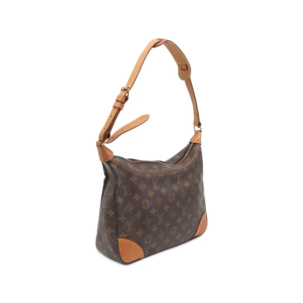 Louis Vuitton Monogram Boulogne 30 Brown Canvas Good - Back View