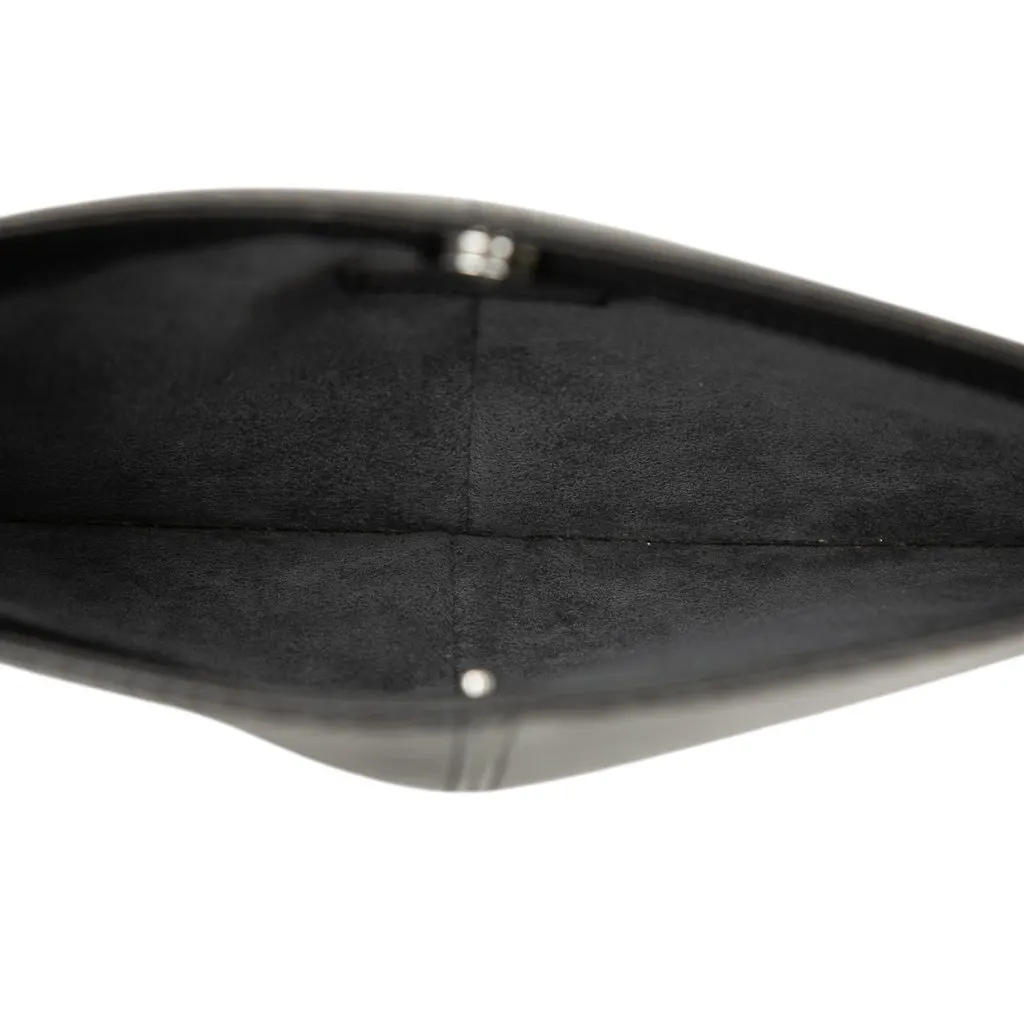 Louis Vuitton Epi Demi Lune Pochette Black Leather Very good - Model View