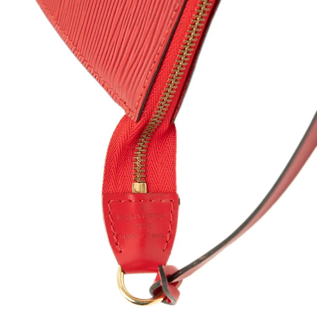 Louis Vuitton Epi Pochette Accessoires Red Leather Good - Box View