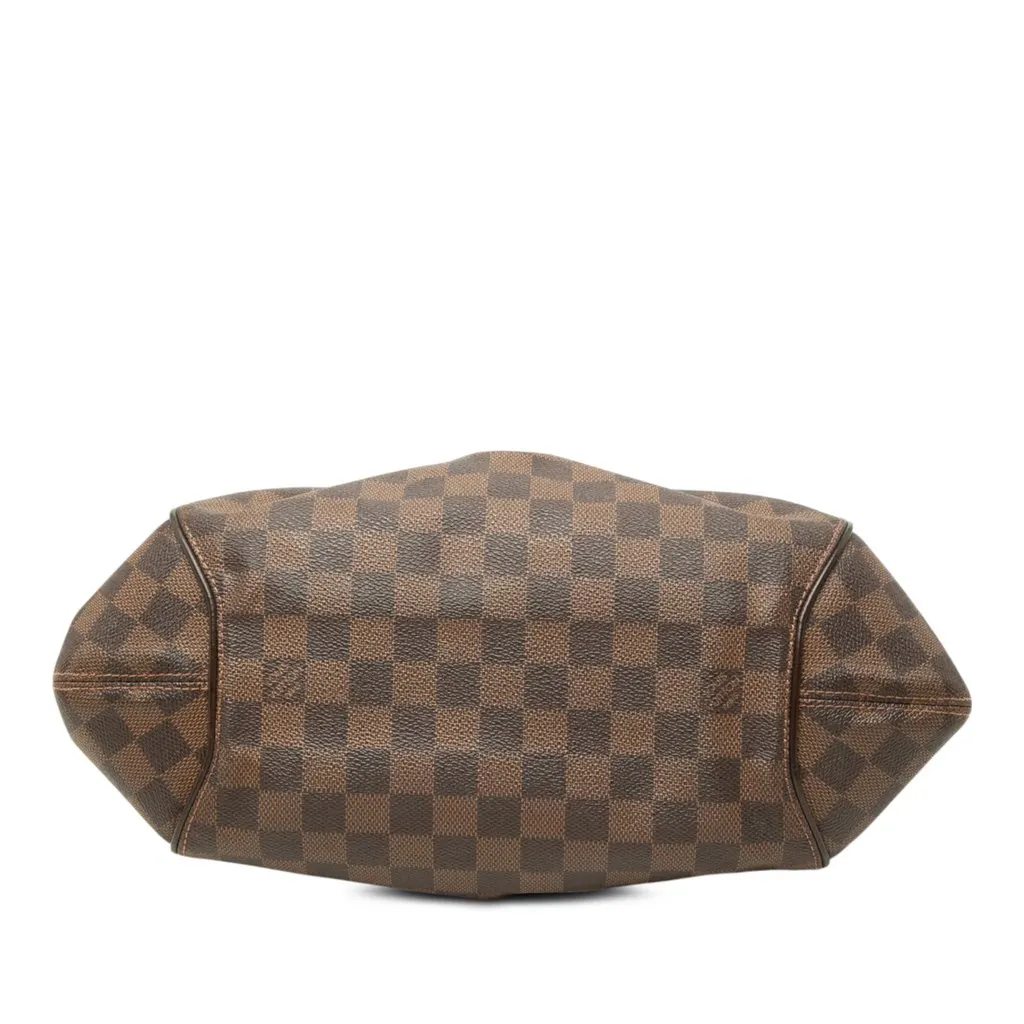 Louis Vuitton Damier Ebene Sistina PM Brown Canvas Good - Inside View
