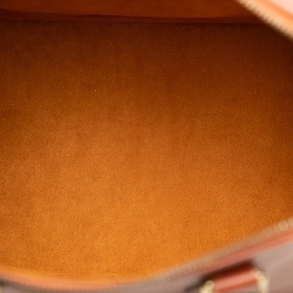 Louis Vuitton Epi Alma PM Brown Leather Very good - Model View