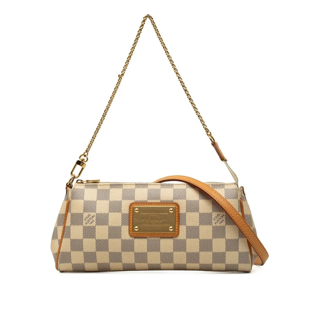 Louis Vuitton Damier Azur Eva White Canvas Very good - Front View