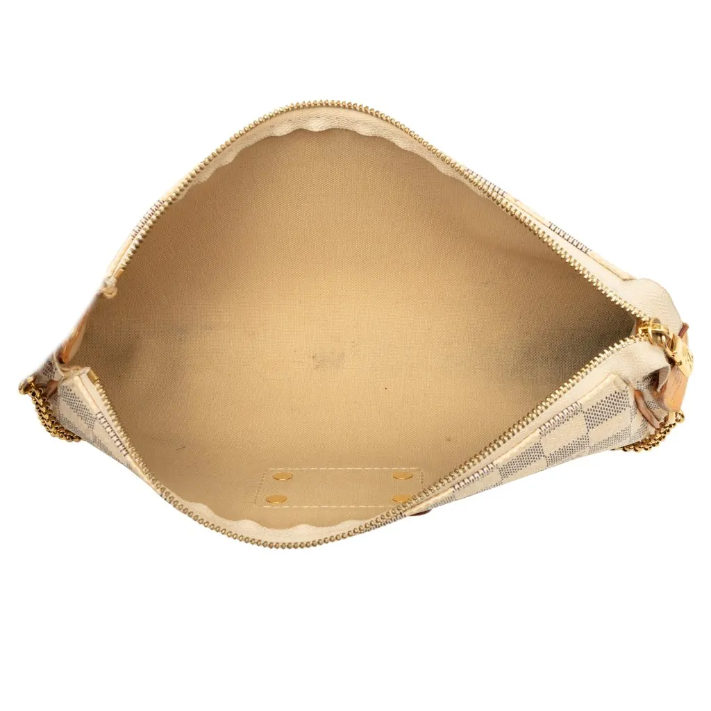 Louis Vuitton Damier Azur Eva White Canvas Very good - Model View