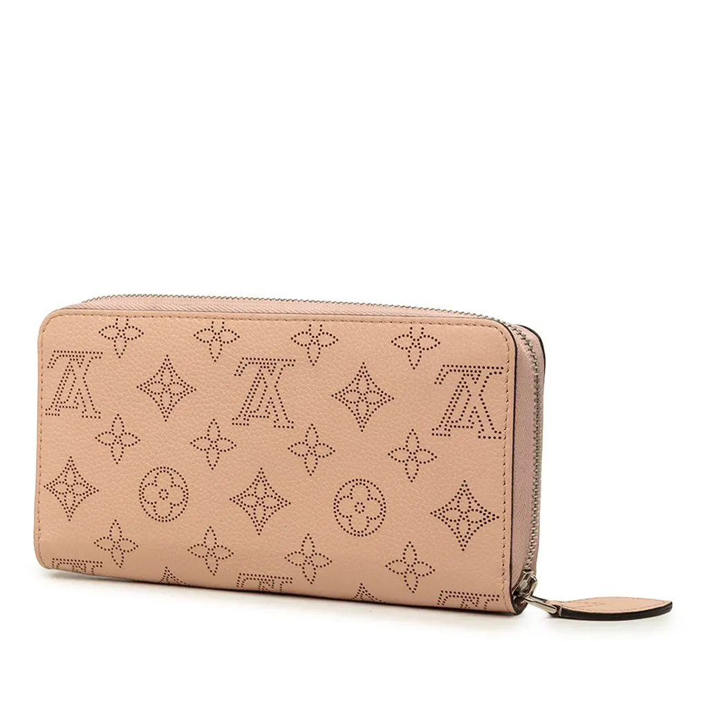 Louis Vuitton Monogram Mahina Zippy Long Wallet Pink Very good - Back View