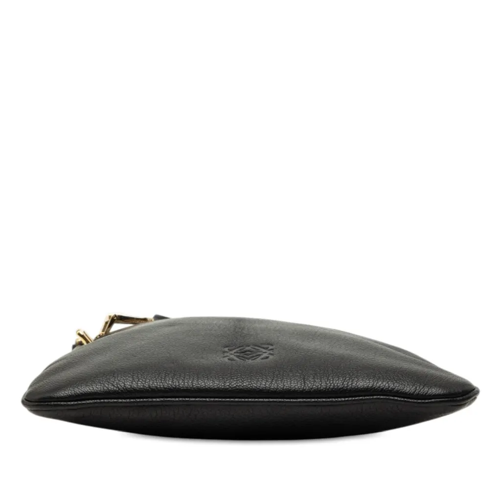 Loewe Leather Anagram Crossbody Black Leather Very good - Inside View