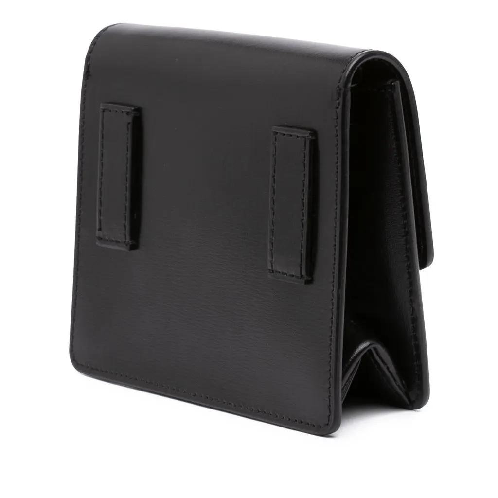Off-White Calfskin Jitney 0.7 Bag Black Leather Very good - Back View