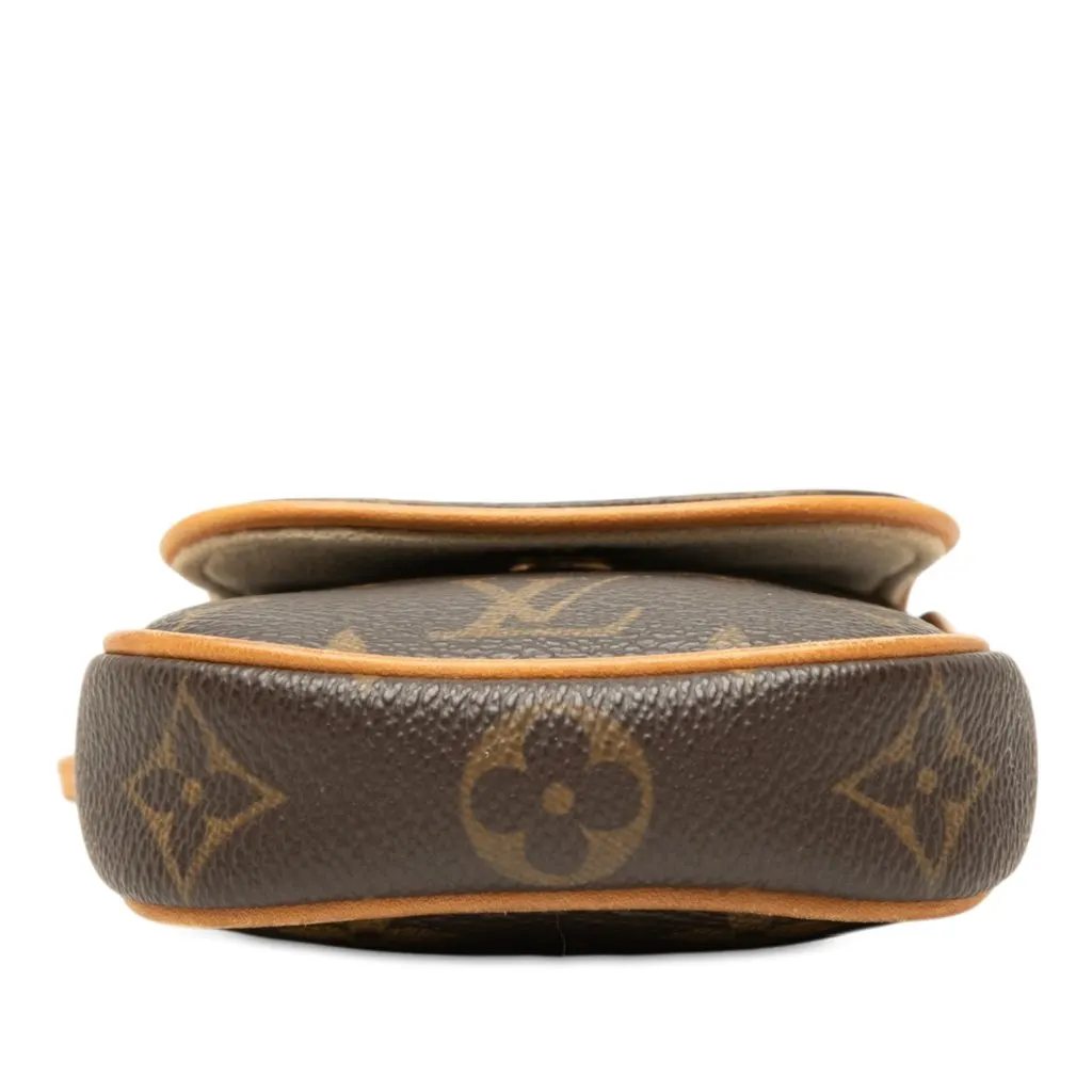 Louis Vuitton Monogram Pochette Cancun Brown Canvas Good - Inside View