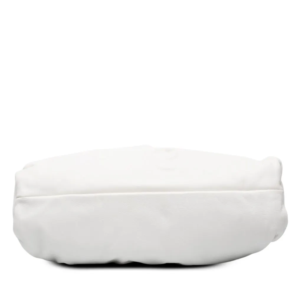 Bottega Veneta Lambskin The Shoulder Pouch White Leather Very good - Inside View
