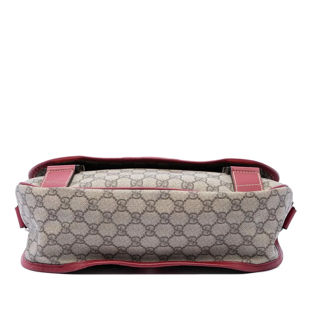 Gucci GG Supreme Web Crossbody Beige Very good - Inside View