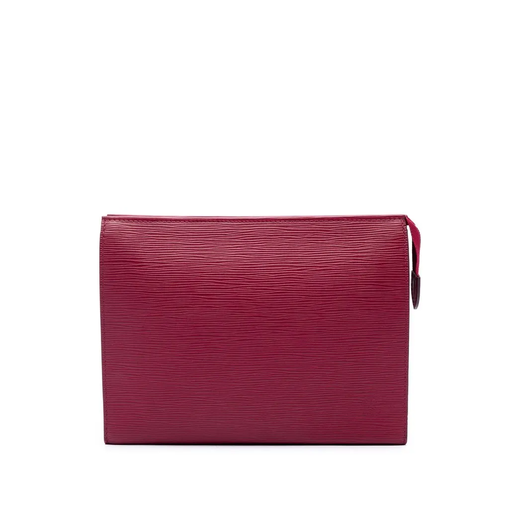 Louis Vuitton Epi Toiletry Pouch 26 Red Leather Good - Front View