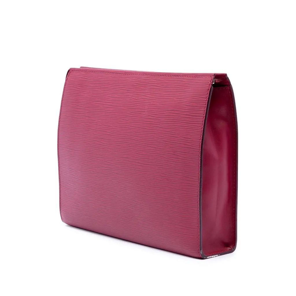 Louis Vuitton Epi Toiletry Pouch 26 Red Leather Good - Back View