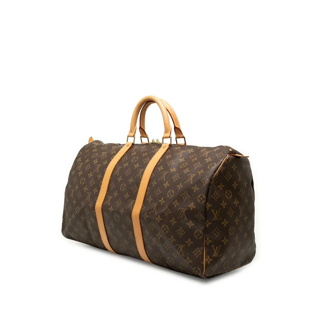 Louis Vuitton Monogram Keepall 50 Brown Very good - Back View