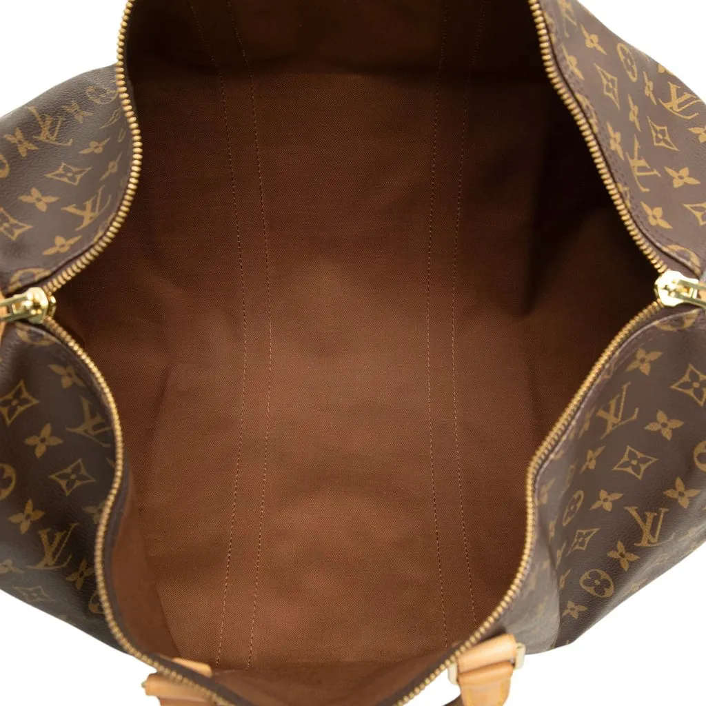 Louis Vuitton Monogram Keepall 50 Brown Very good - Model View