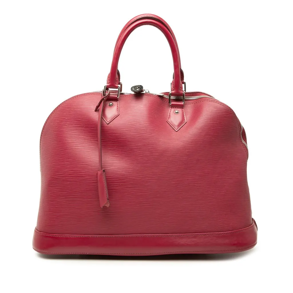 Louis Vuitton Epi Alma GM Pink Leather Good - Front View