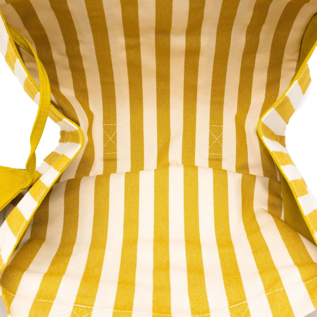 Hermès Toile Cannes MM Yellow Canvas Very good - Model View