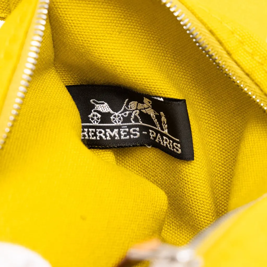 Hermès Toile Cannes MM Yellow Canvas Very good - Box View