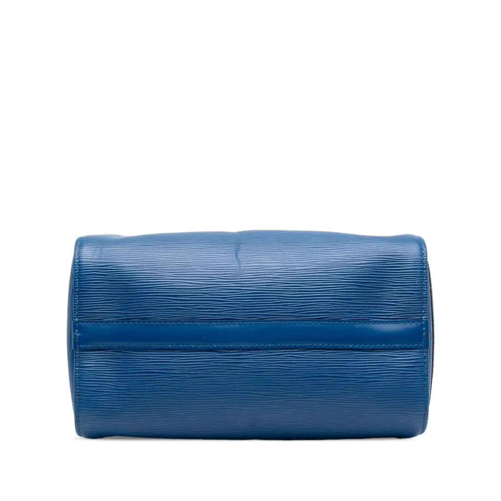 Louis Vuitton Epi Speedy 25 Blue Leather Good - Inside View
