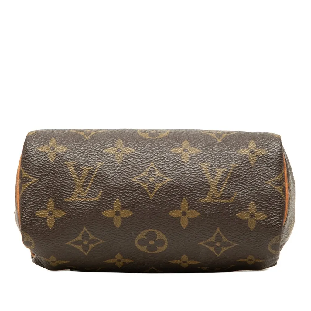 Louis Vuitton Monogram Mini Speedy HL Brown Canvas Good - Inside View
