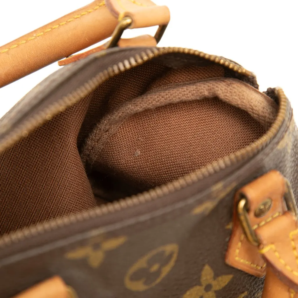 Louis Vuitton Monogram Mini Speedy HL Brown Canvas Good - Box View