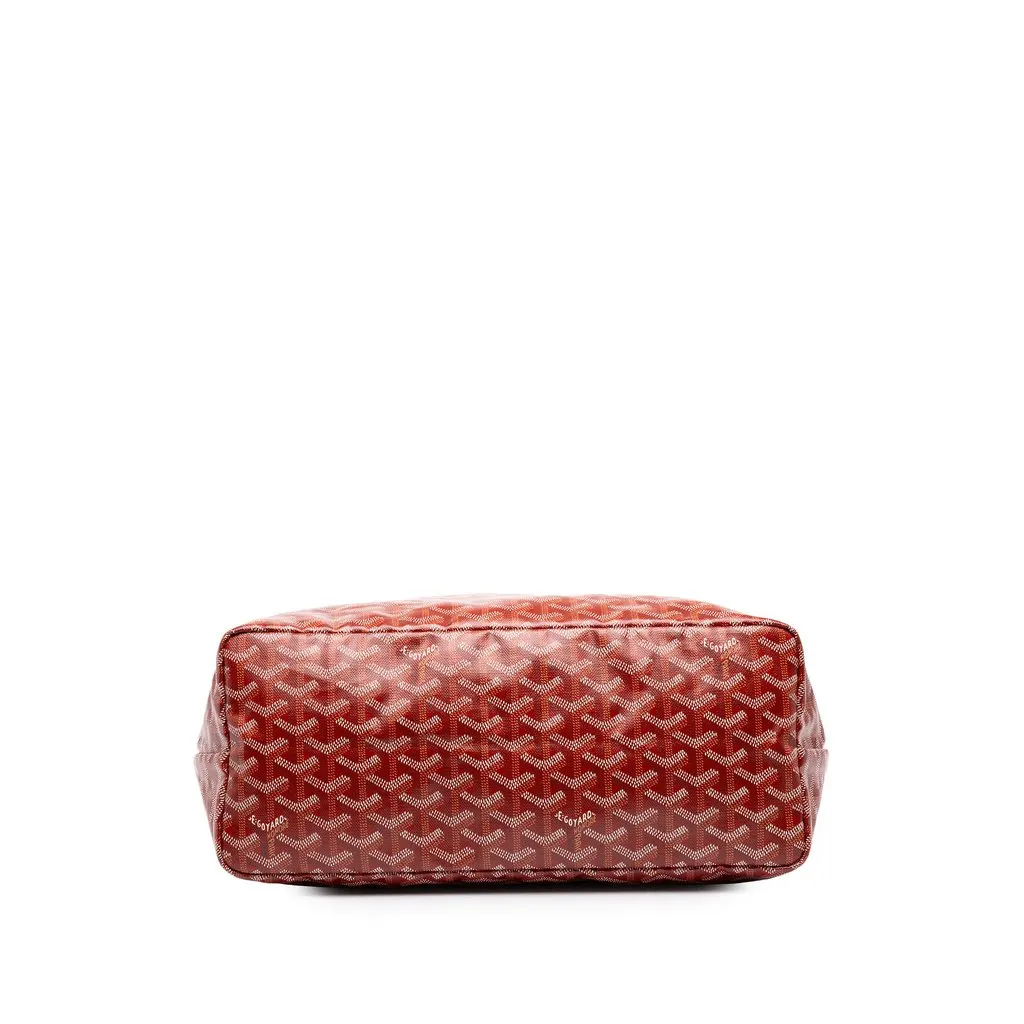 Goyard Goyardine Saint Louis PM Red Canvas Very good - Inside View