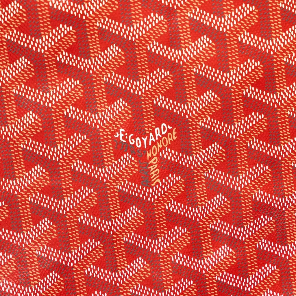 Goyard Goyardine Saint Louis PM Red Canvas Very good - Box View