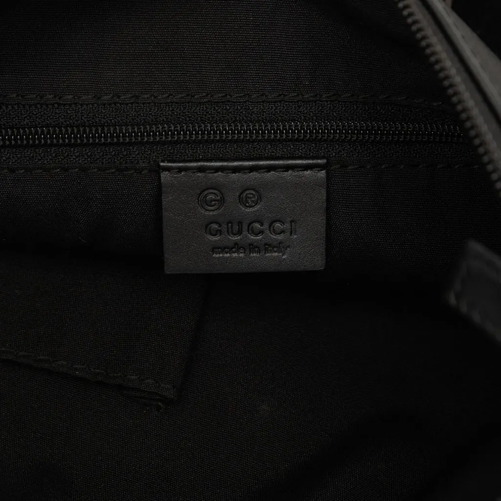 Gucci GG Suede Crossbody Black Suede Good - Box View