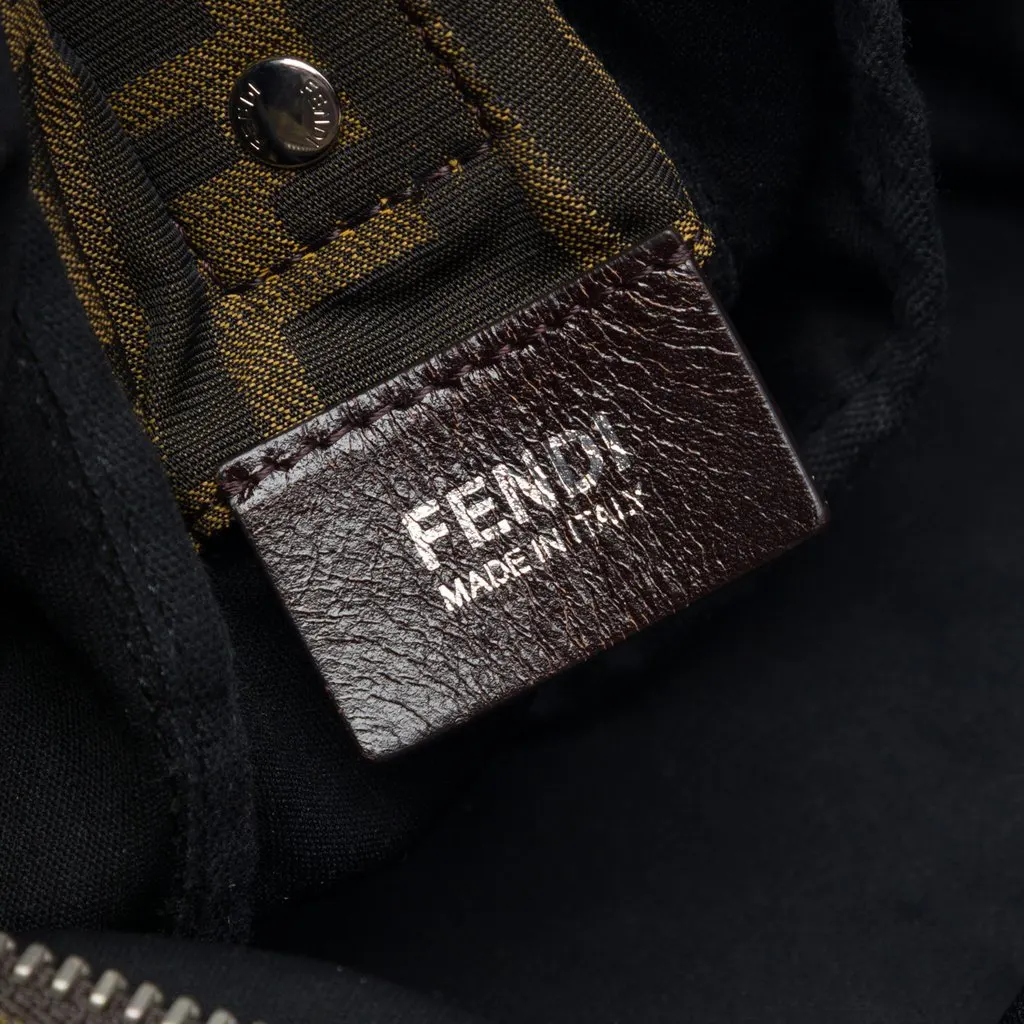 Fendi Zucca Canvas Crossbody Brown Very good - Box View
