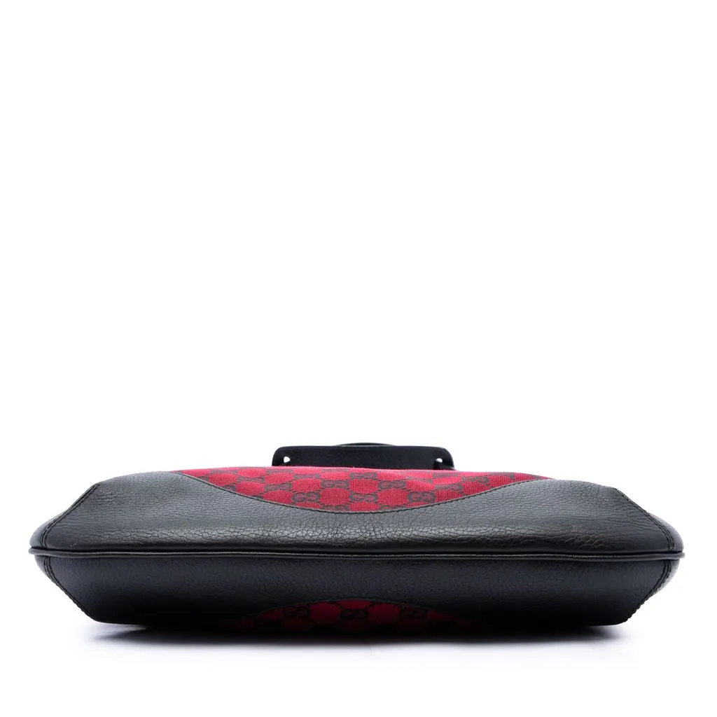 Gucci GG Canvas Hobo Red Very good - Inside View