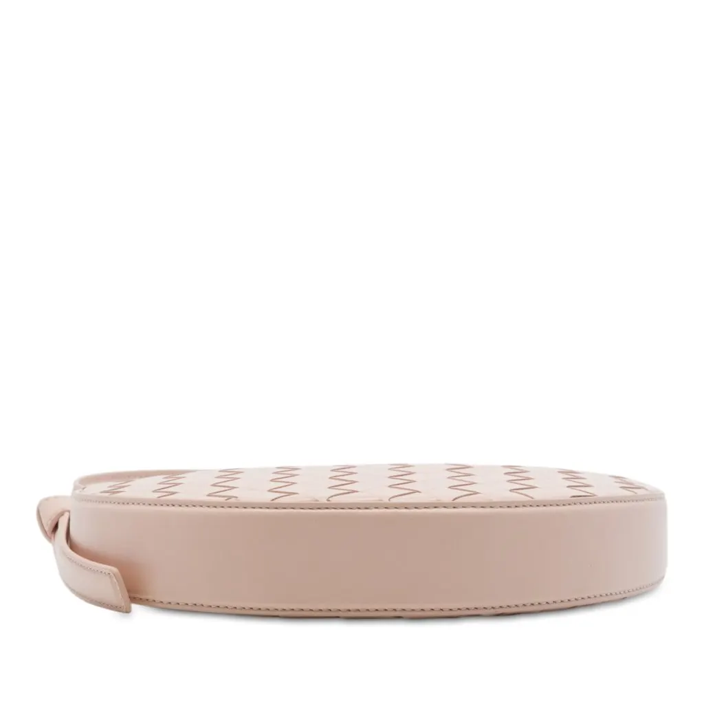 Bottega Veneta Mini Nappa Intrecciato Sunrise Hobo Pink Leather Good - Inside View