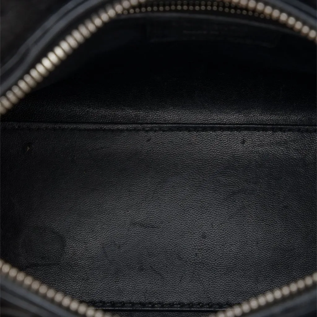 Dior Medium Fabric Lame Lady Dior Black Very good - Model View