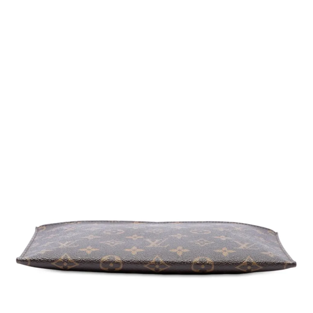 Louis Vuitton Monogram Daily Pouch Brown Canvas Good - Inside View