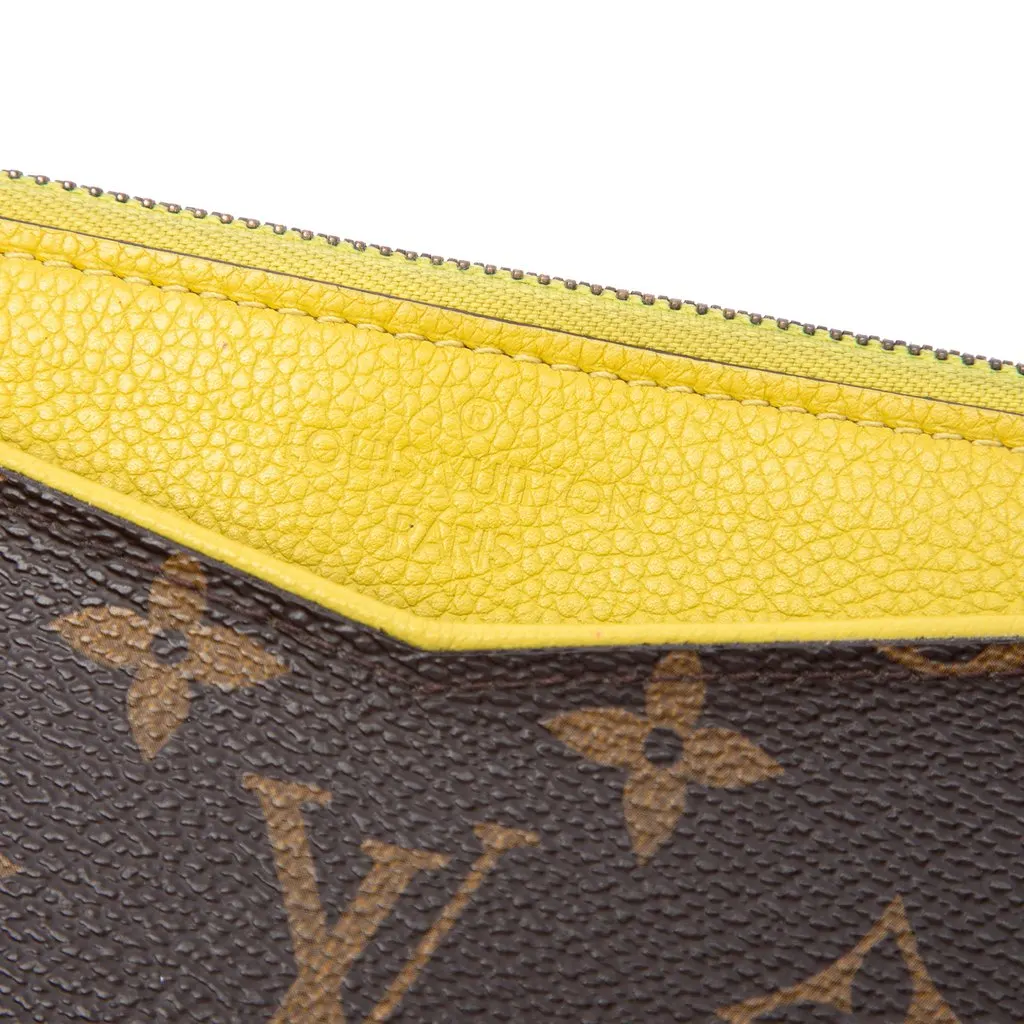 Louis Vuitton Monogram Daily Pouch Brown Canvas Good - Box View
