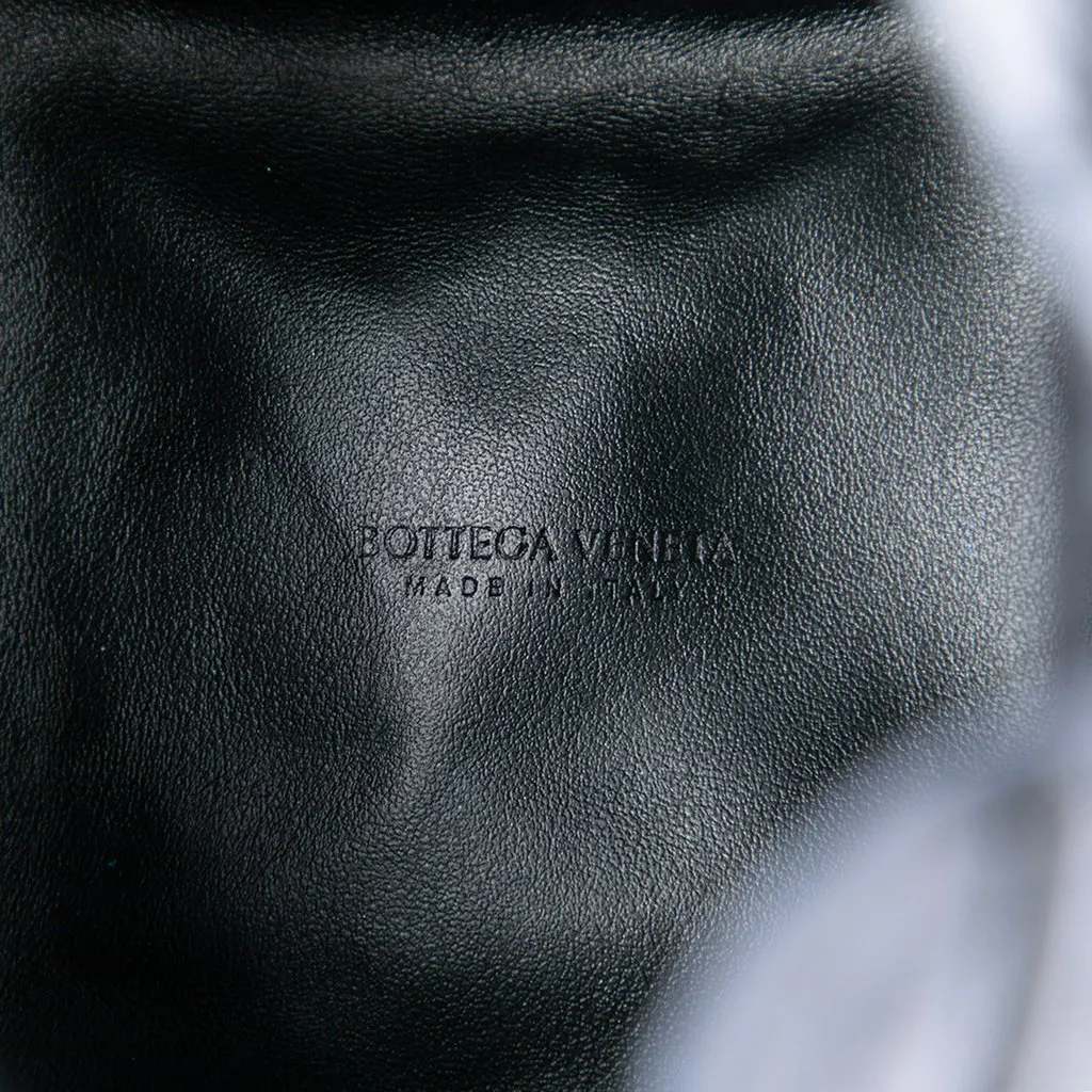 Bottega Veneta Intrecciato Mini Knot Bucket Bag Black Leather Good - Box View