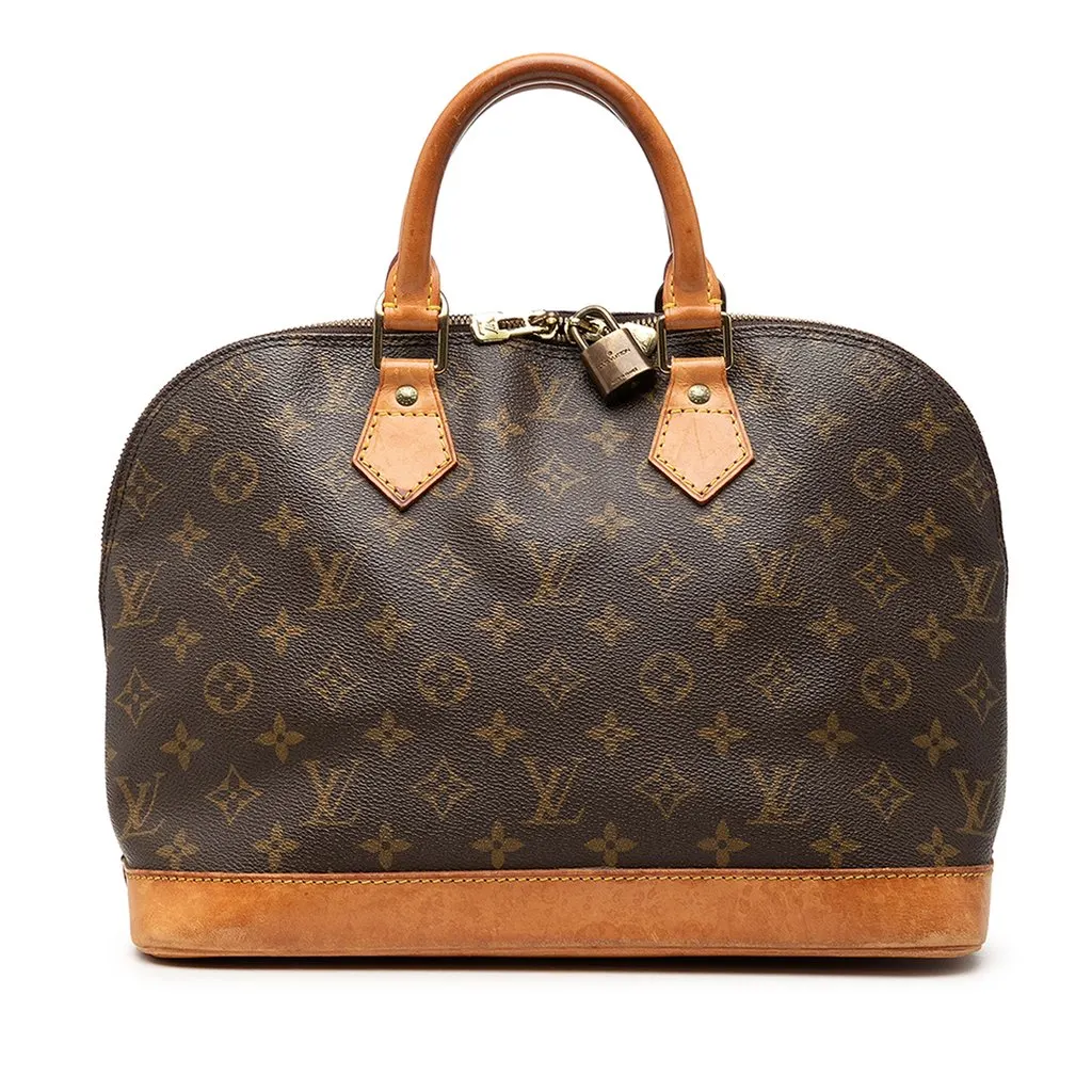 Louis Vuitton Monogram Alma PM Brown Very good - Front View