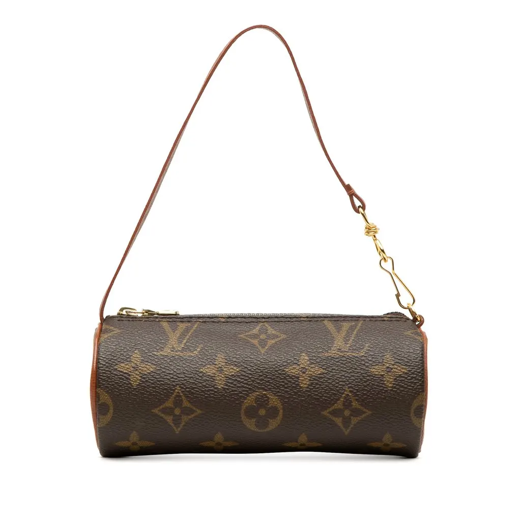 Louis Vuitton Monogram Papillon Pochette Brown Very good - Front View