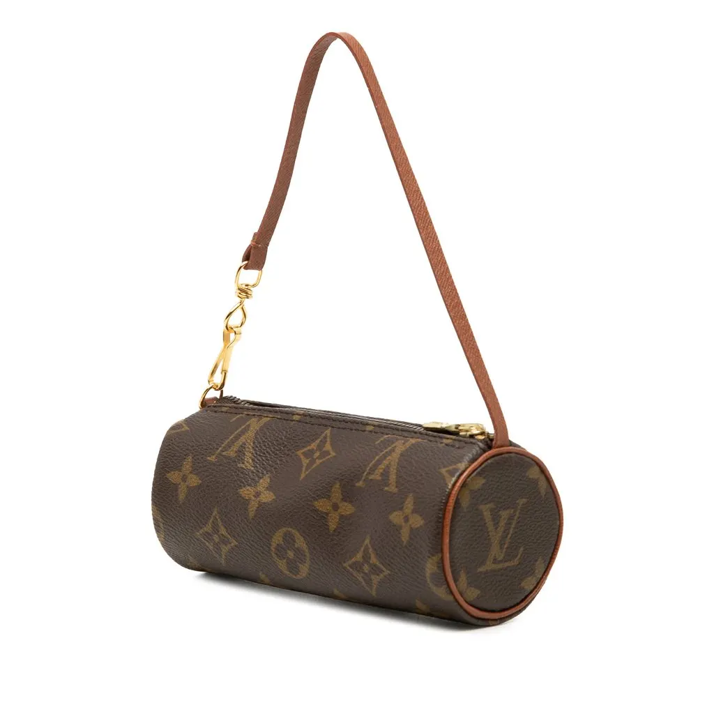 Louis Vuitton Monogram Papillon Pochette Brown Very good - Back View