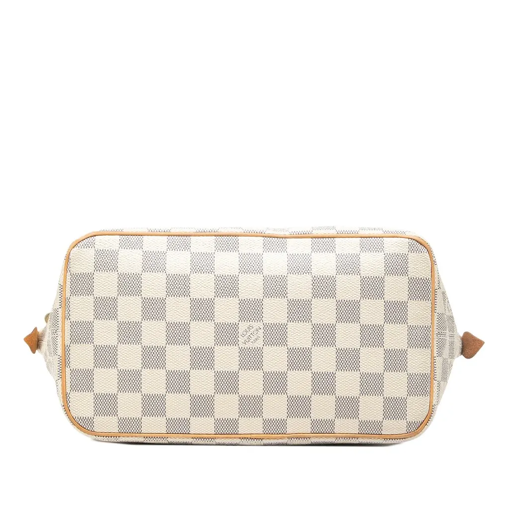Louis Vuitton Damier Azur Saleya PM White Very good - Inside View