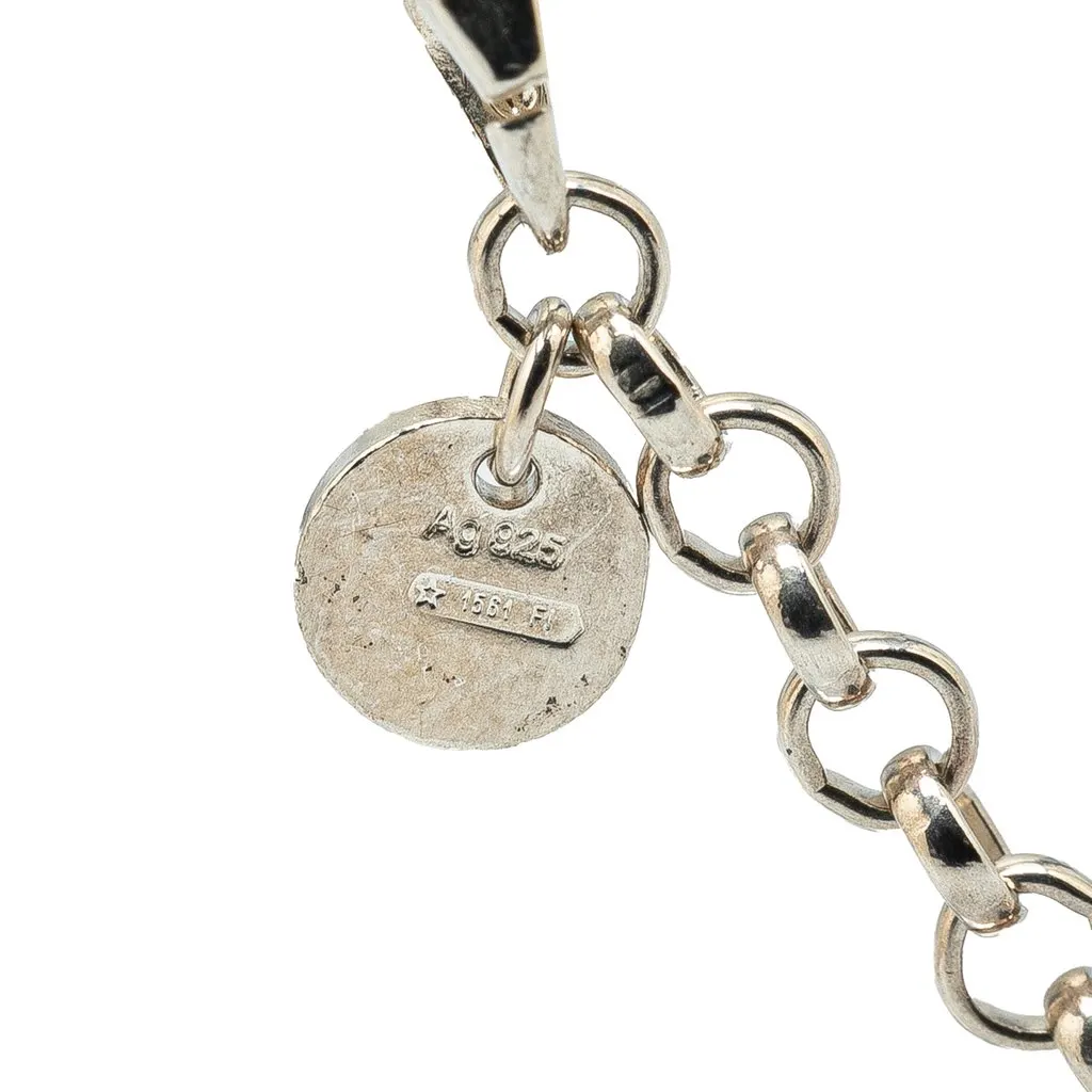 Gucci Sterling Silver Interlocking G Pendant Necklace Silver Metal Very good - Inside View