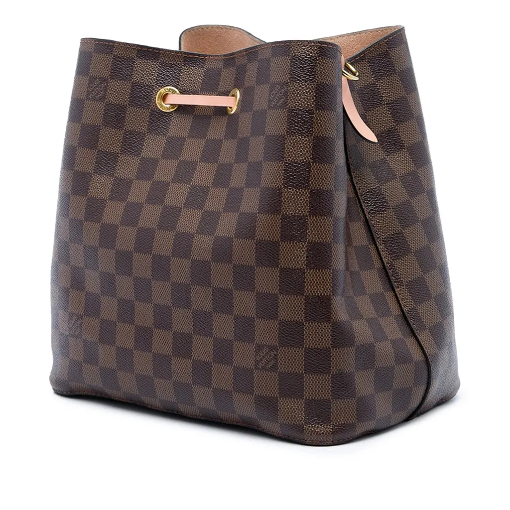 Louis Vuitton Damier Ebene NeoNoe MM Brown Canvas Very good - Back View
