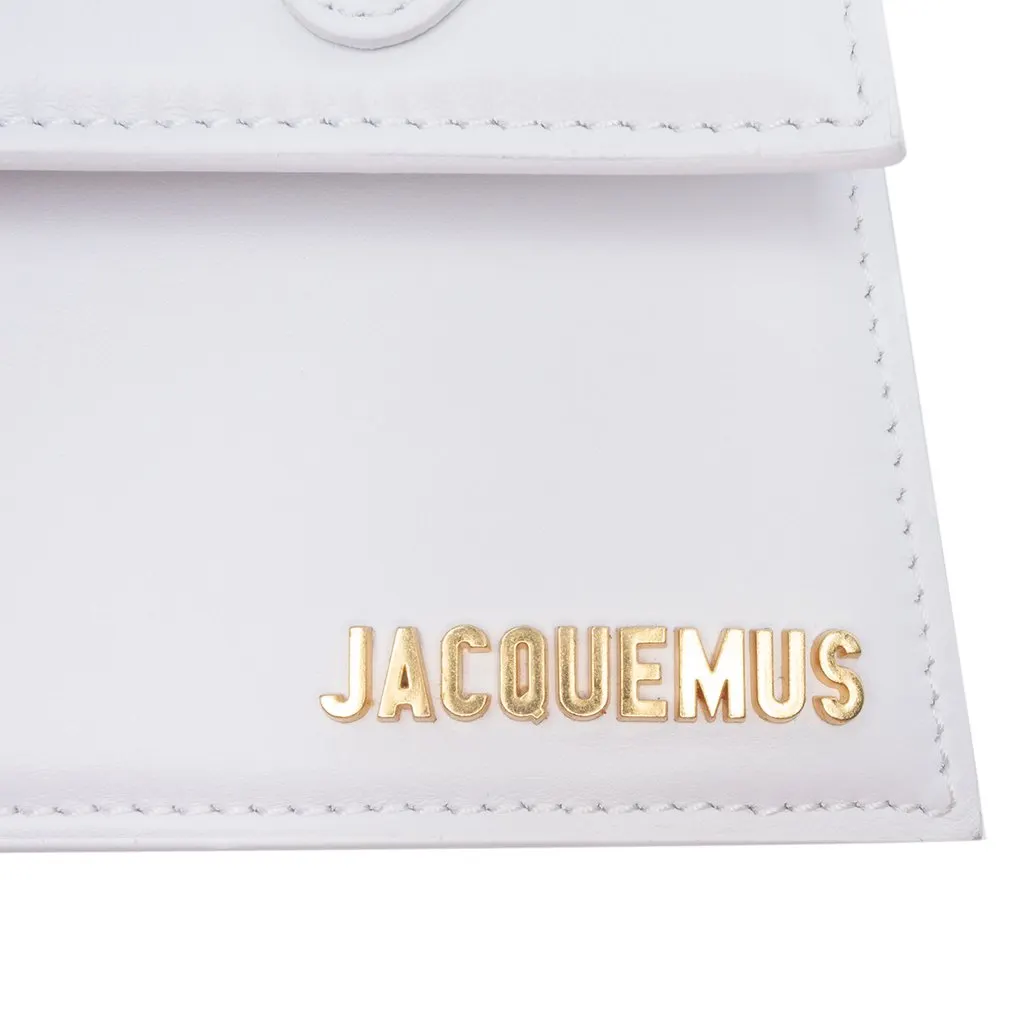 Jacquemus Leather Le Chiquito Moyen White Leather Very good - Box View