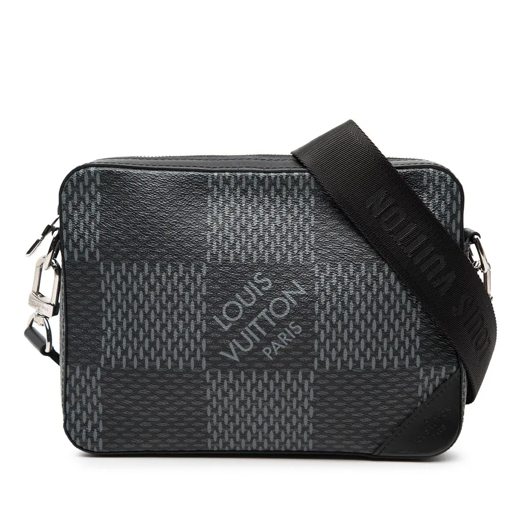 Louis Vuitton Damier Graphite Trio Messenger Black Very good - Front View