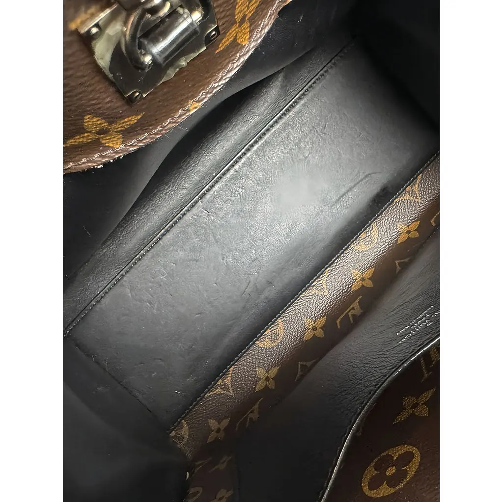 Louis Vuitton Monogram Leopard Print Calfskin Corduroy City Steamer PM Green Leather Good - Model View