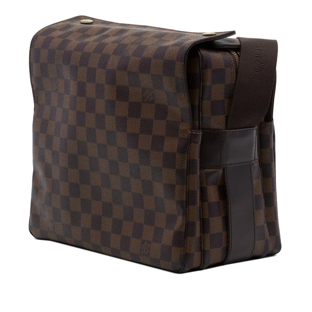 Louis Vuitton Damier Ebene Naviglio Brown Canvas Very good - Back View