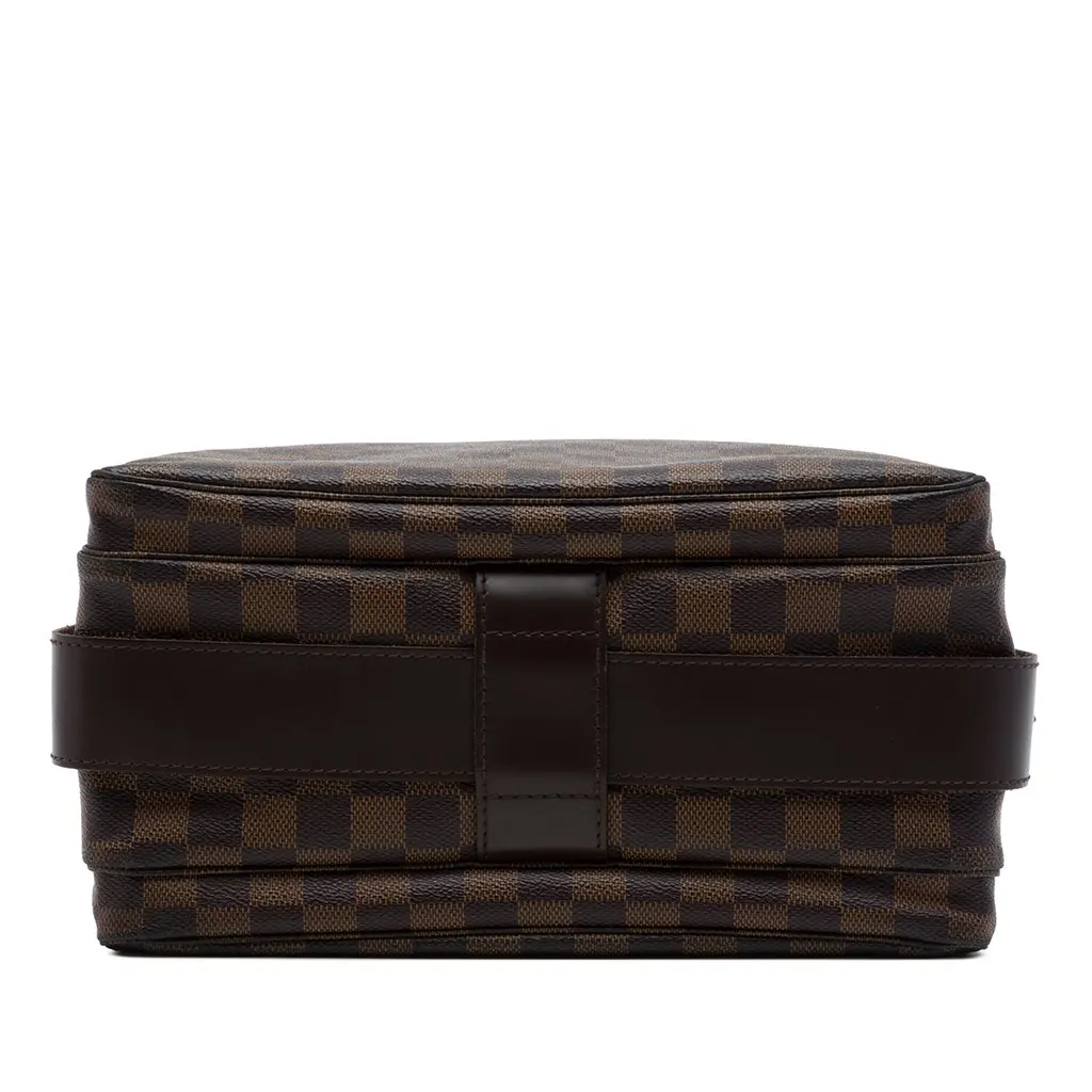 Louis Vuitton Damier Ebene Naviglio Brown Canvas Very good - Inside View