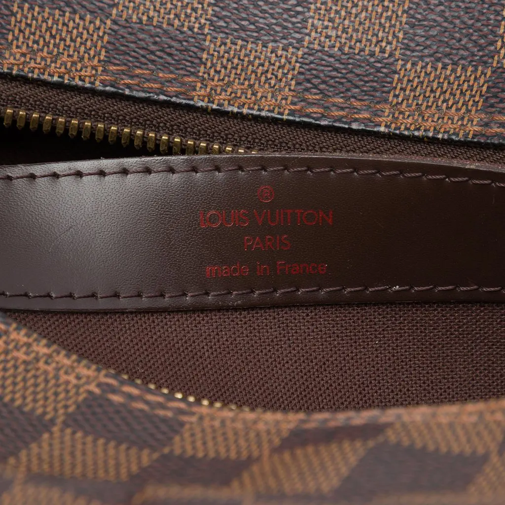 Louis Vuitton Damier Ebene Naviglio Brown Canvas Very good - Box View