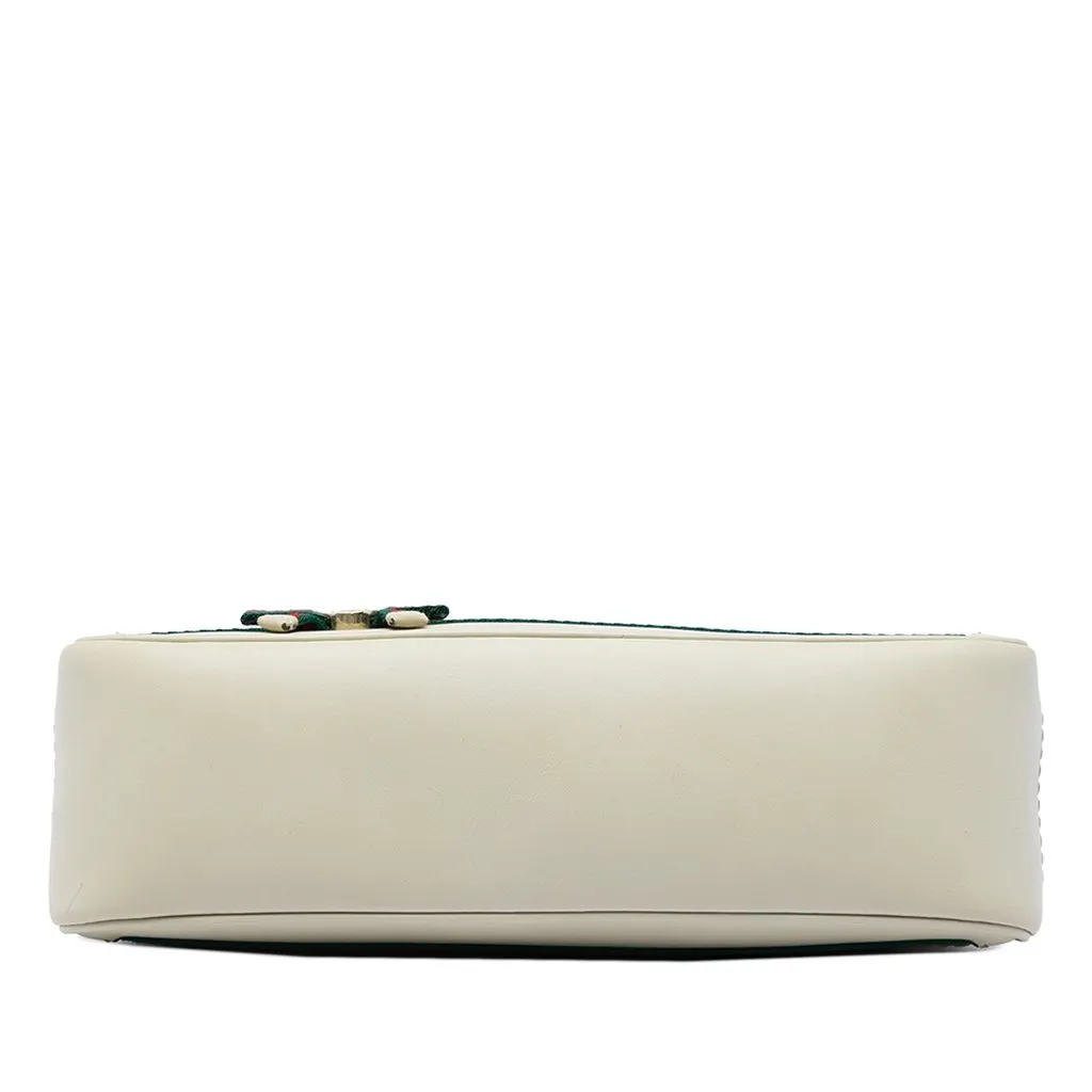 Gucci GG Canvas Web Mayfair Shoulder Bag Beige Very good - Inside View
