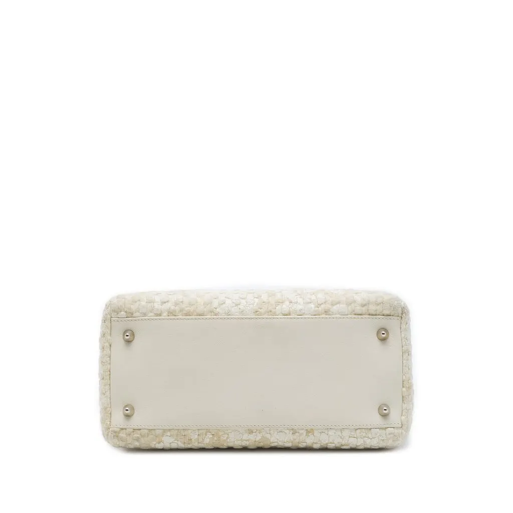 Dior Medium Tweed Pearl Lady Dior Brown Very good - Inside View